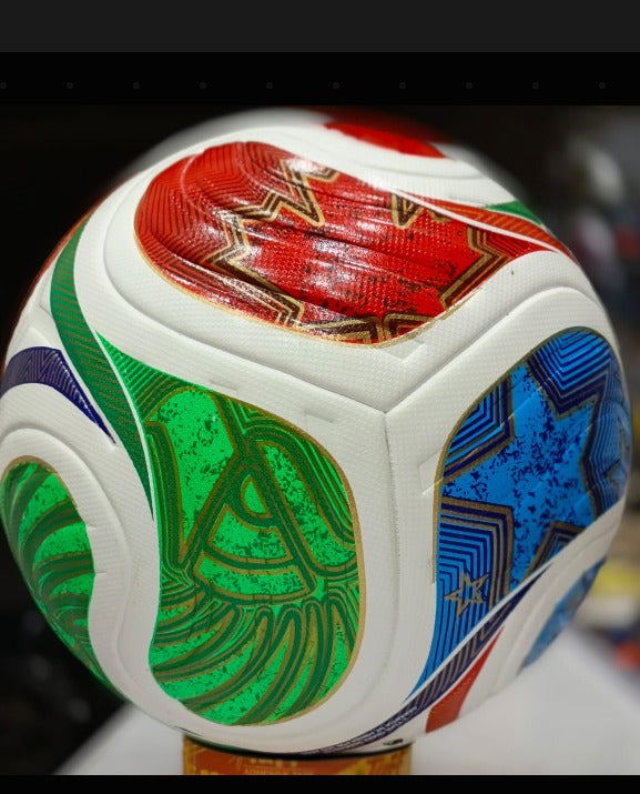 Professional Football Soccer Ball – Multicolor Match & Training Ball