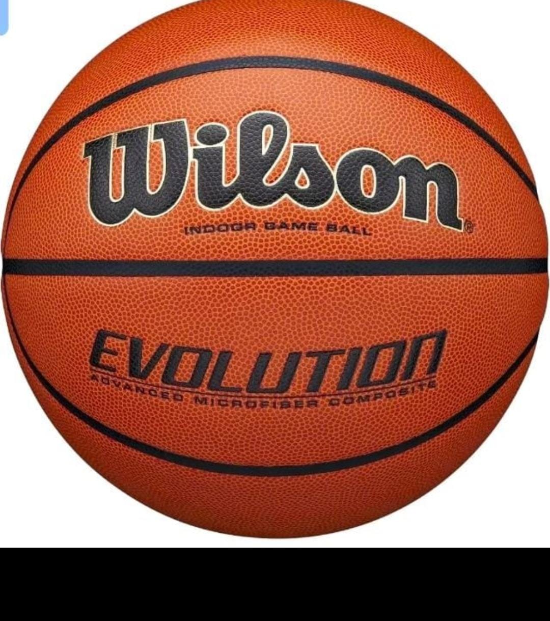 Wilson Evolution Indoor Basketball – Official Size 7 (29.5") | NFHS Approved