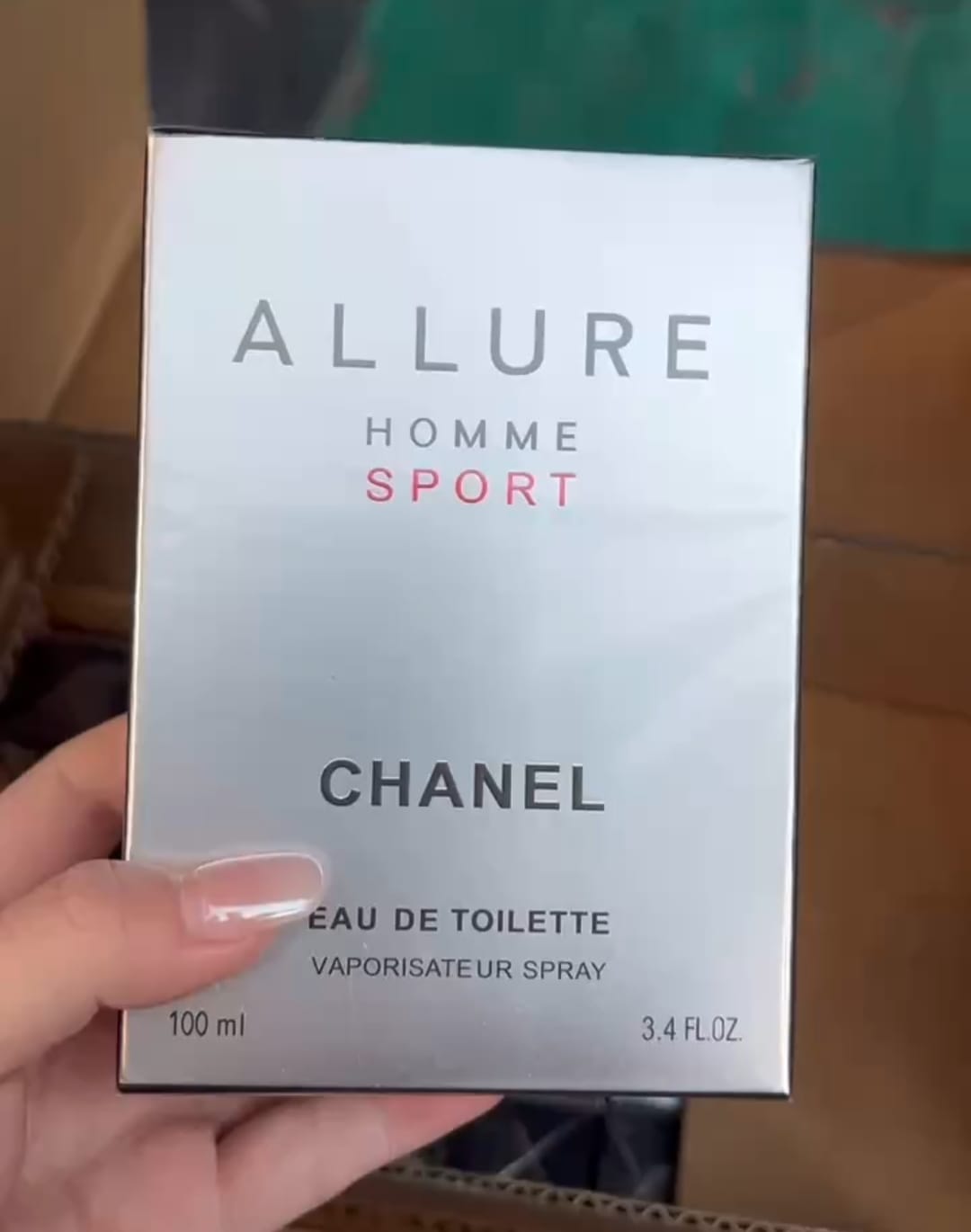 Chanel Allure Homme Sport Eau de Toilette for Men – 3.4 oz