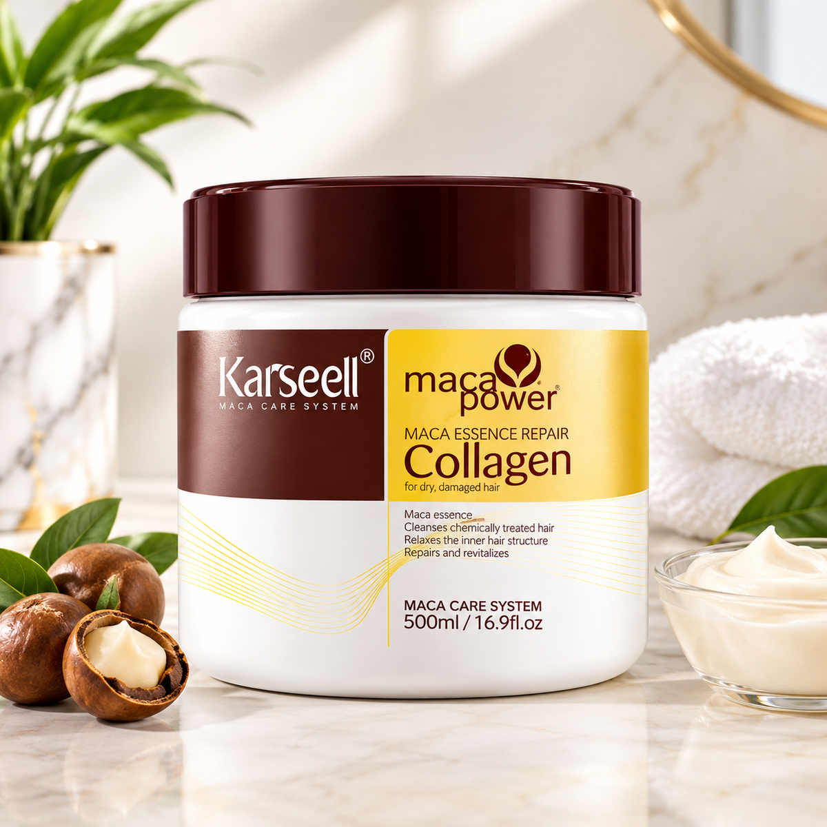 Karseell Maca Power Collagen Hair Treatment Mask 16.9 oz