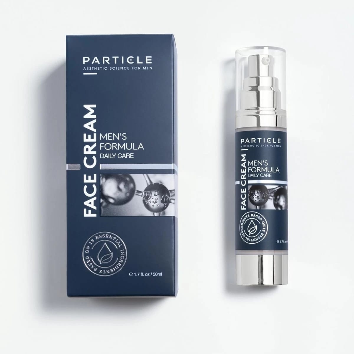 Particle Men's Formula Daily Care Face Cream – 6-in-1 Anti-Aging Moisturizer 50ml / 1.7 fl oz